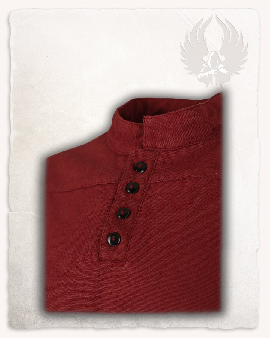 Bartold Hemd canvas bordeaux 3XL