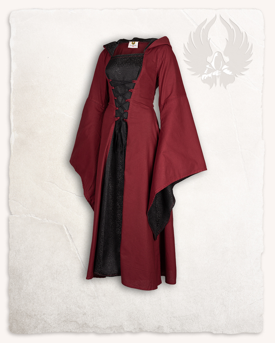 Ophelia - Robe noire et bordeaux