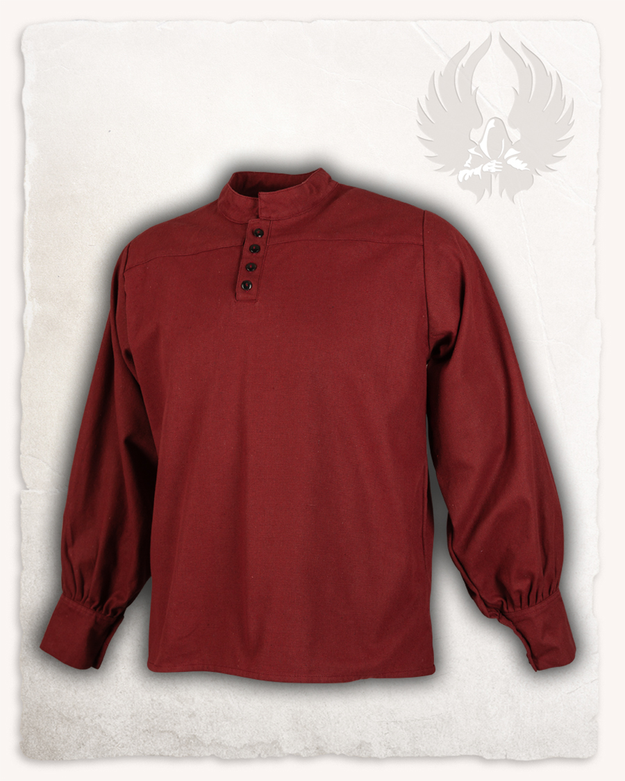 Bartold Hemd canvas bordeaux 3XL