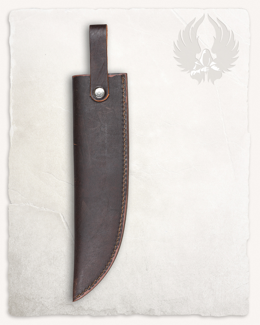 Anselm chef knife leather sheath brown