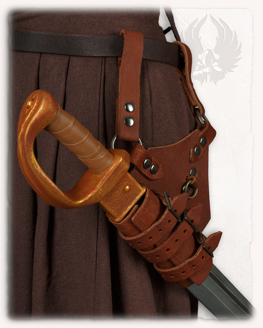 Geralt Schwerthalter schräg schwarz Linkshänder
