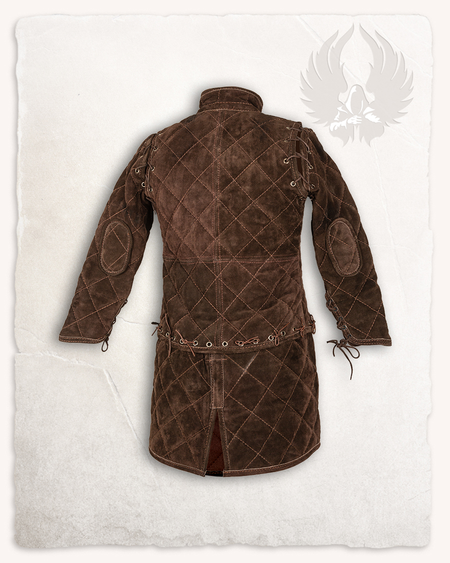 Arthur set completo gambeson scamosciato