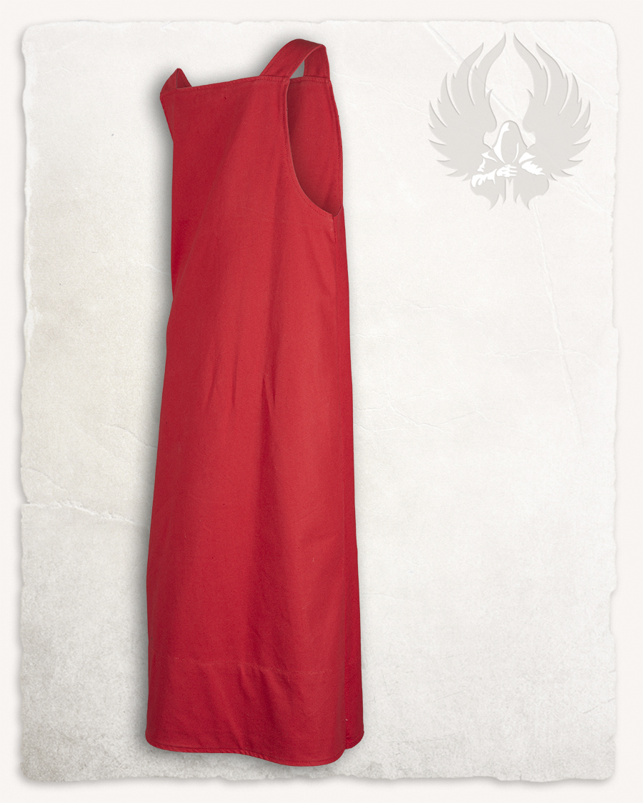 Lientje - Robe tablier rouge