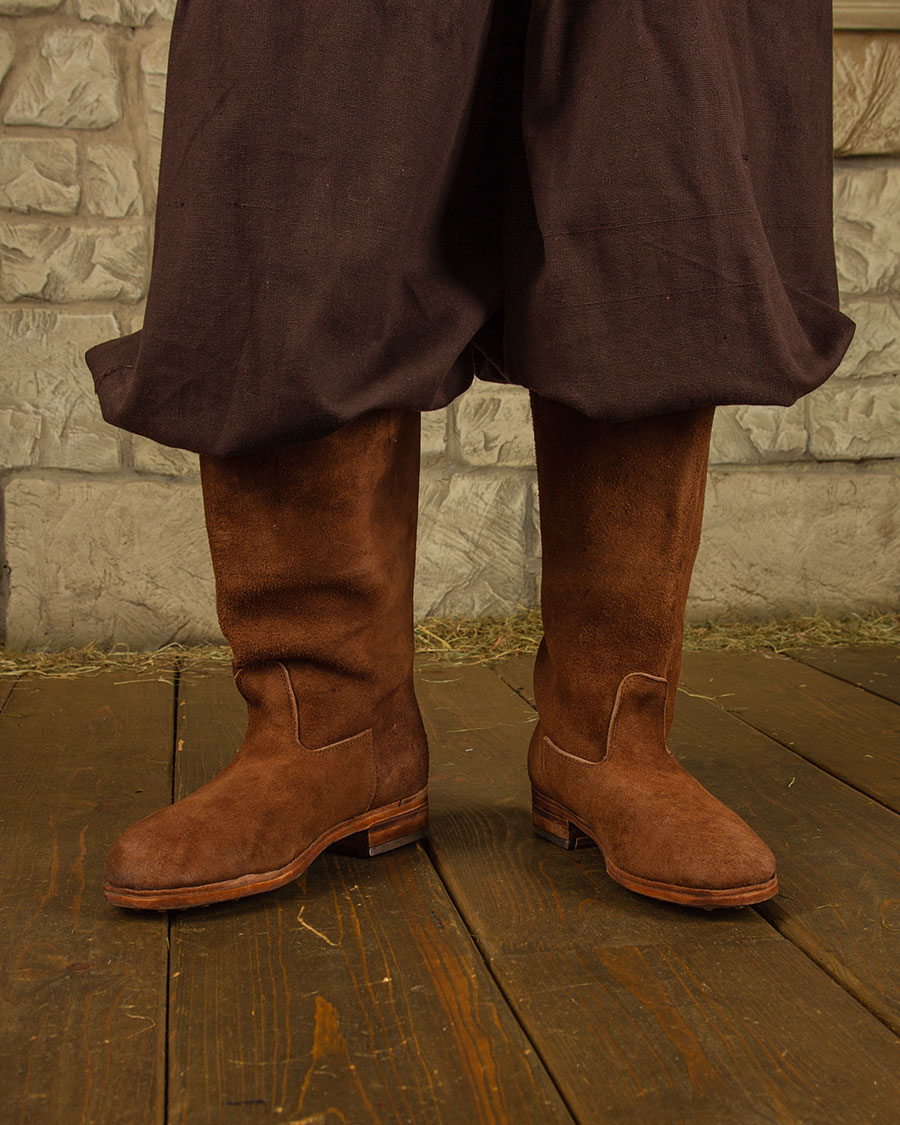 Laurenz studded boots light brown