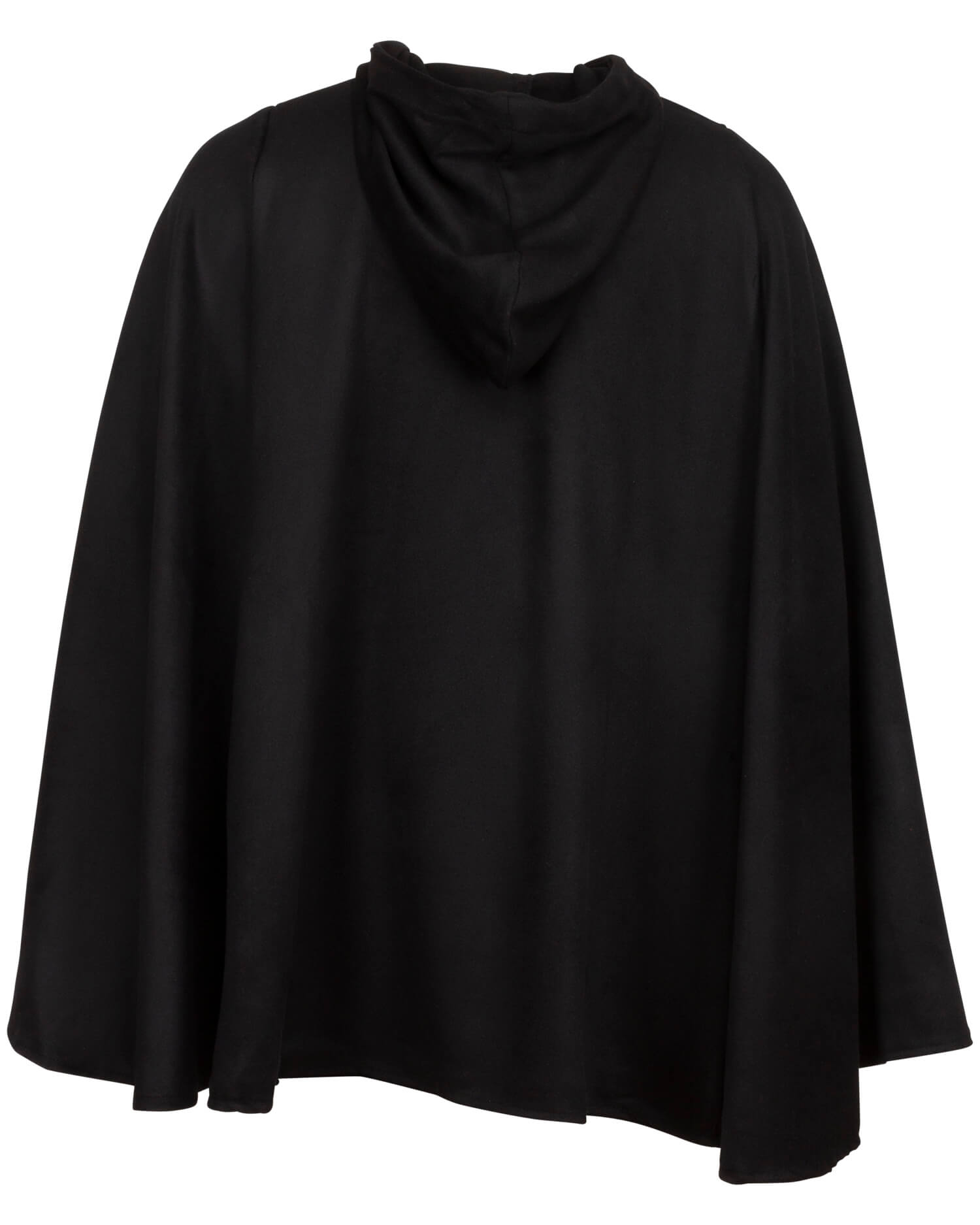 Raven Cape wool black