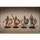 VXA005  Greek Unarmoured Hoplites and Archers