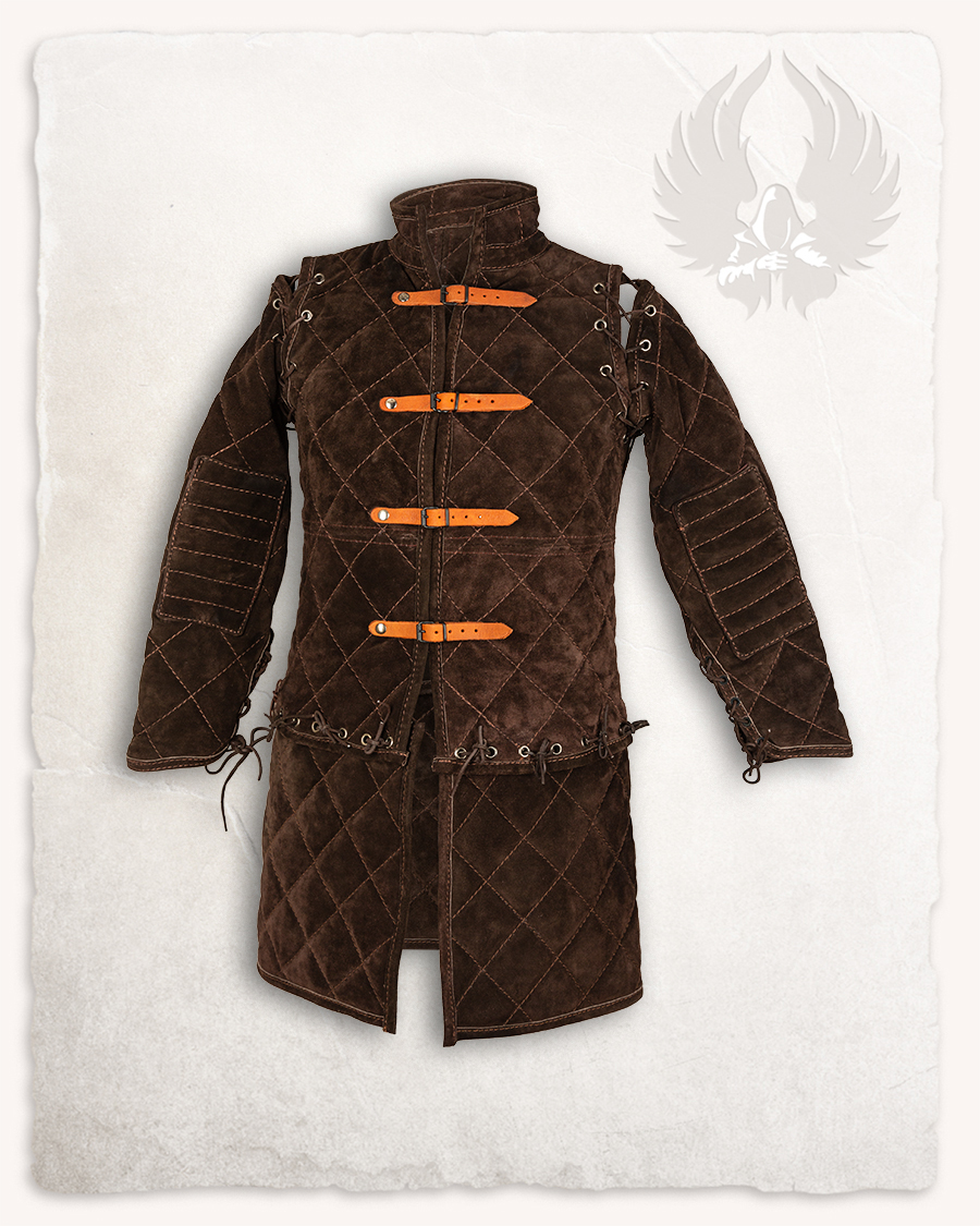 Arthur set completo gambeson scamosciato