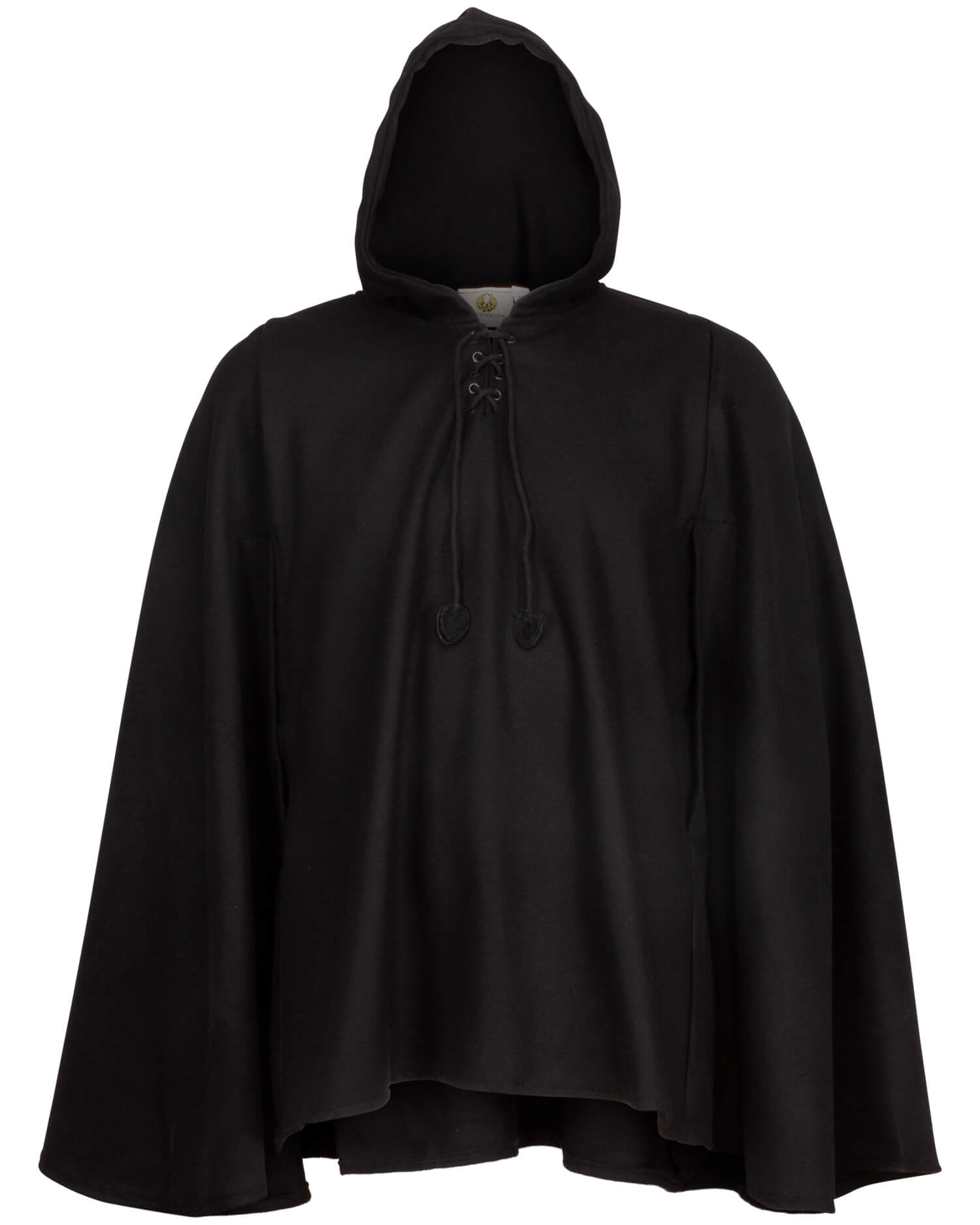 Raven Cape wool black