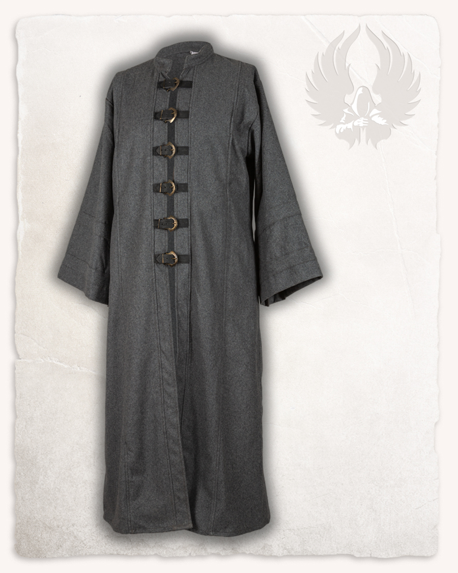 Oberon Robe Wolle grau XL