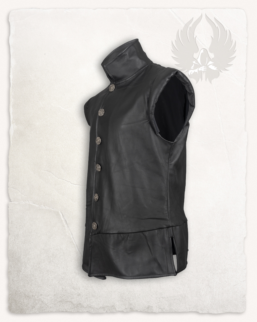 Tilly doublet leather black