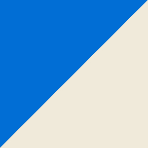 bleu/crème