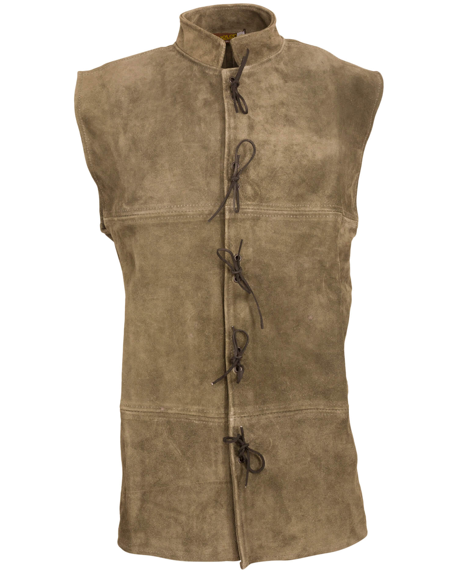 Laertes vest suede olive