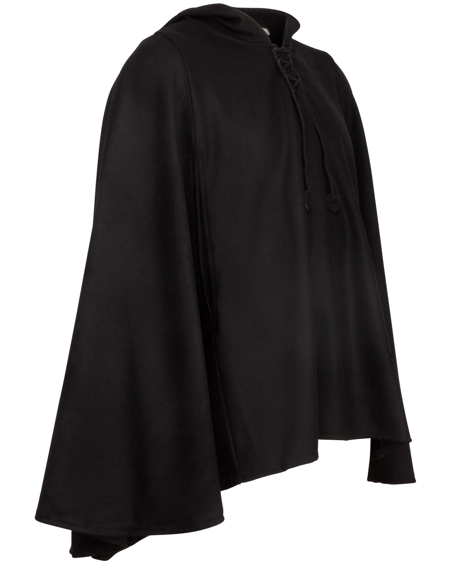 Raven Cape wool black